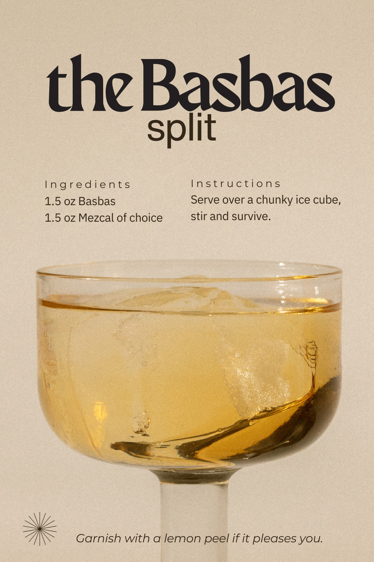 Basbas Recipes | The Basbas Split - BASBAS